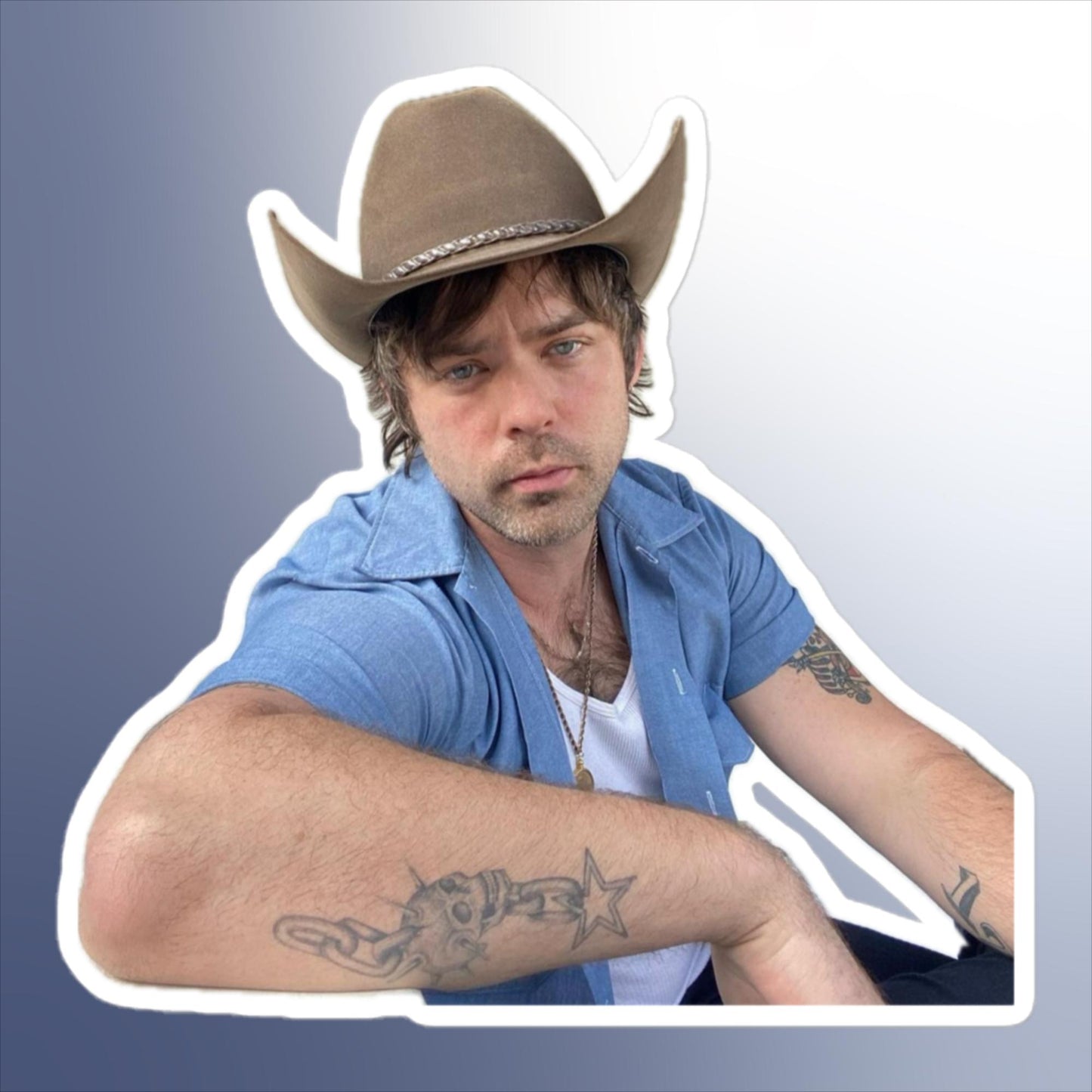 Cowboy Zach Sticker