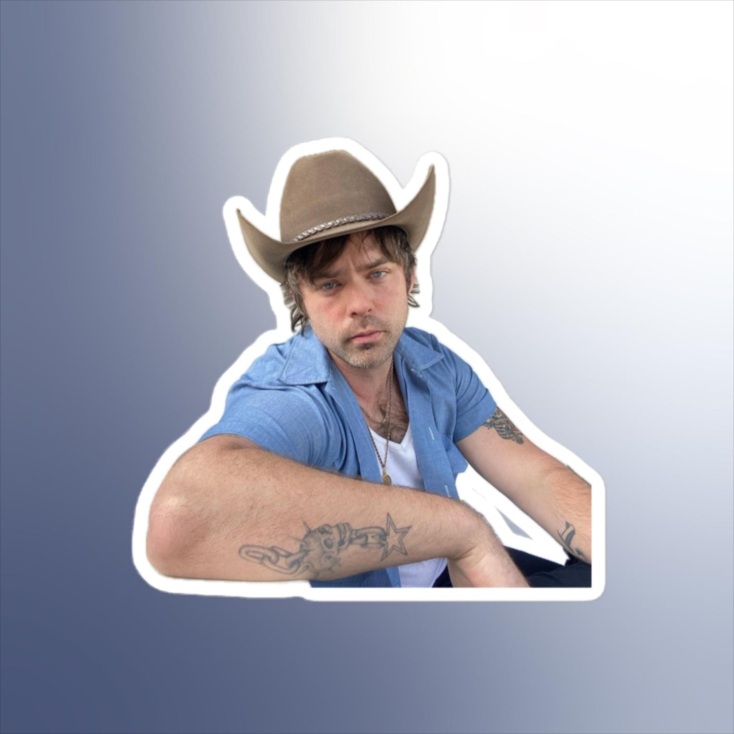 Cowboy Zach Sticker